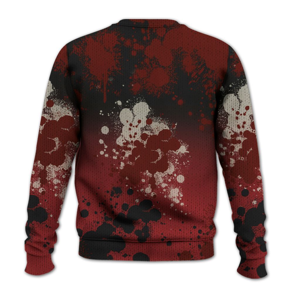 Knitted Sweater To Match High 85 Bred 1s - Trust No One Scary