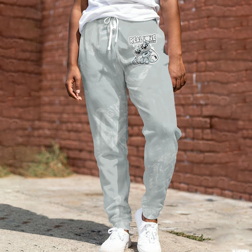 Sweatpant To Match Black Wolf Grey 12s - Sincere Fondness Bear All Over Print