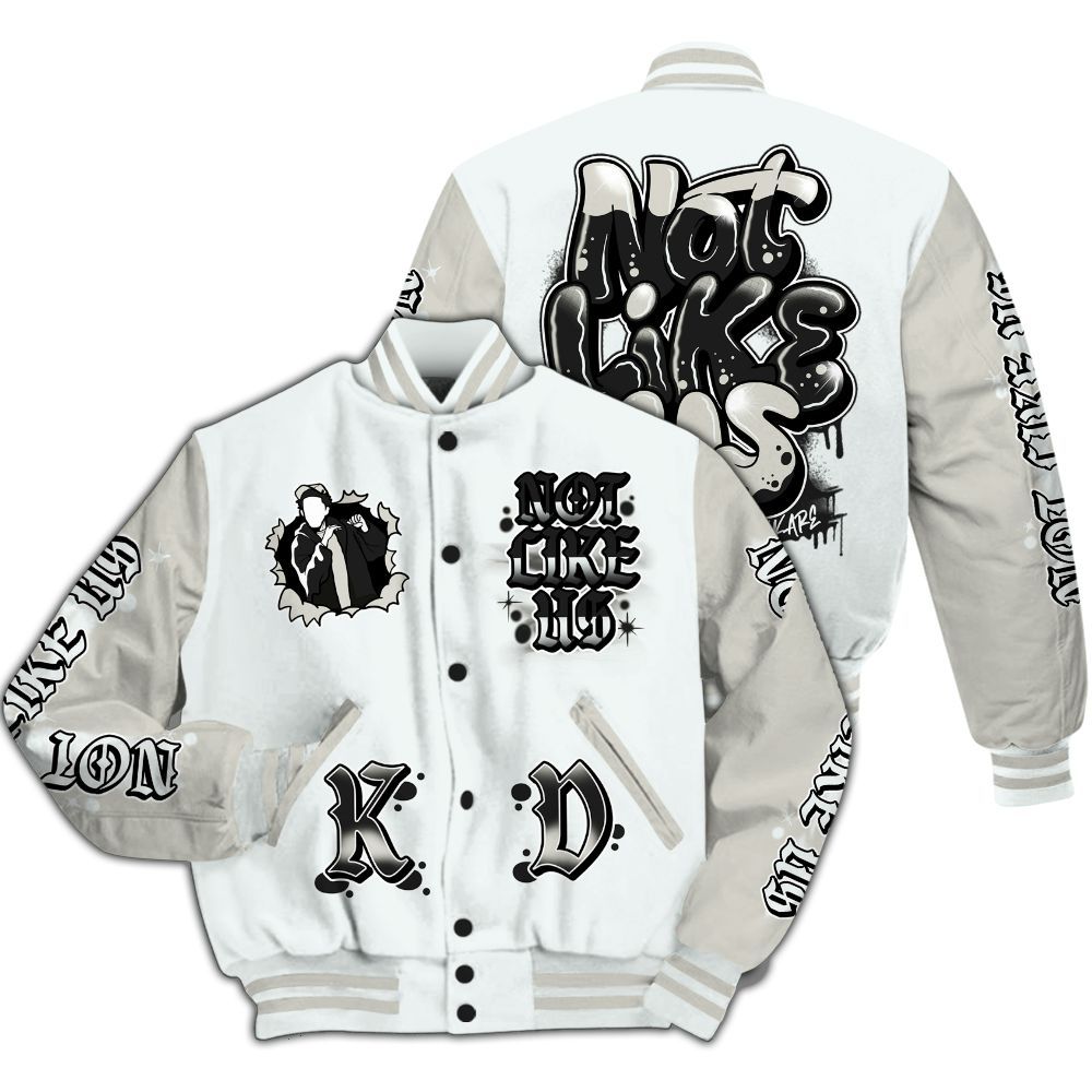 Varsity Jacket To Match Air Max 1 Jacquemus White - None Like Us Graphic All Over Print