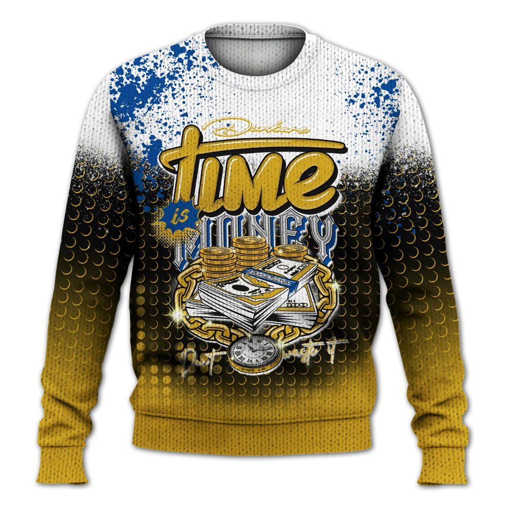 Knitted Sweater To Match High Laney 1s - Halftone Time Is Money