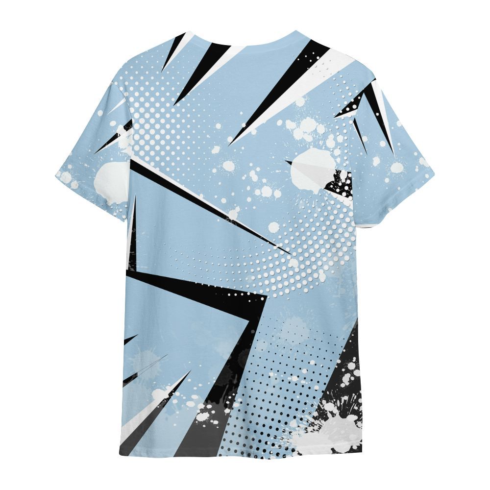Shirt To Match Foamposite One Psychic Blue - Trust No One Dripping All Over Print