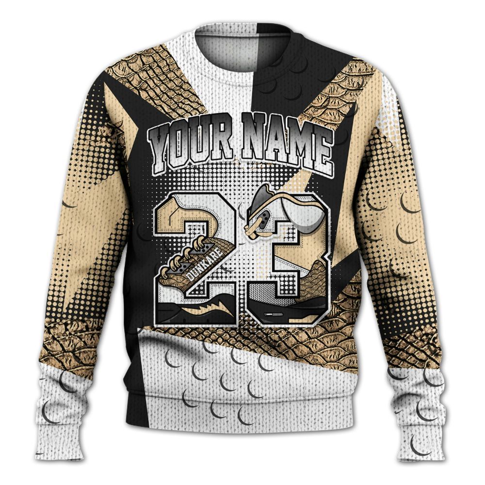 Knitted Sweater To Match Kobe 9 EM Mambacita - Poly Custom Name Number 23 5s