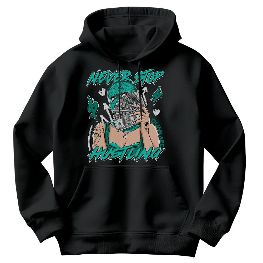 Sweatshirt To Match Dunk Low Clear Jade - Hustling Unque Graphic