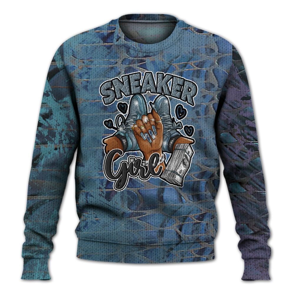 Knitted Sweater To Match Air Foamposite Kazuya Mishima - Sneakerz Girlz Heart Grunge