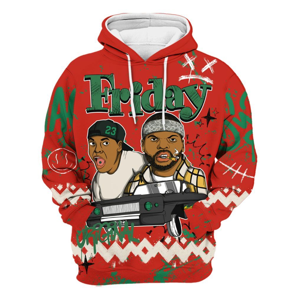 Hoodie To Match Retro El Vuelo 3s Shirt, Friday Sneaker Crayon All Over Print