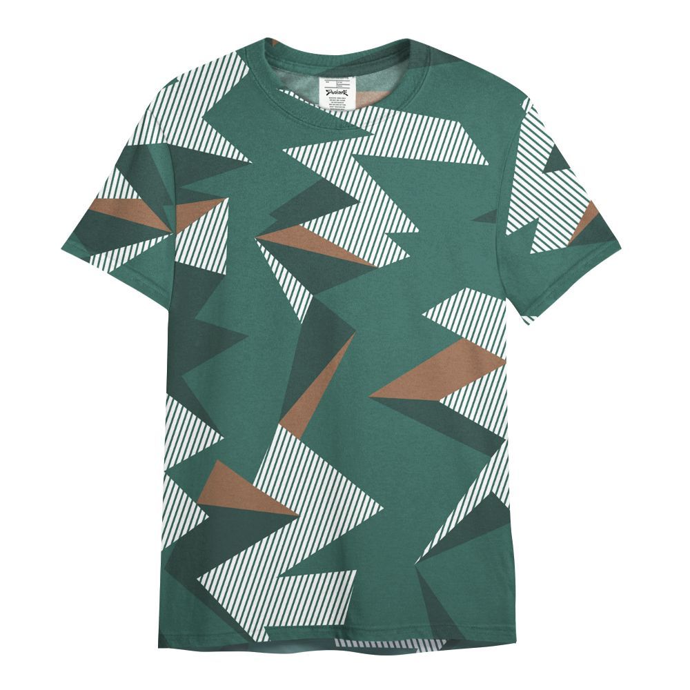 Shirt To Match Low OG Oxidized Green 1s - Geometric Camouflage Pattern All Over Print