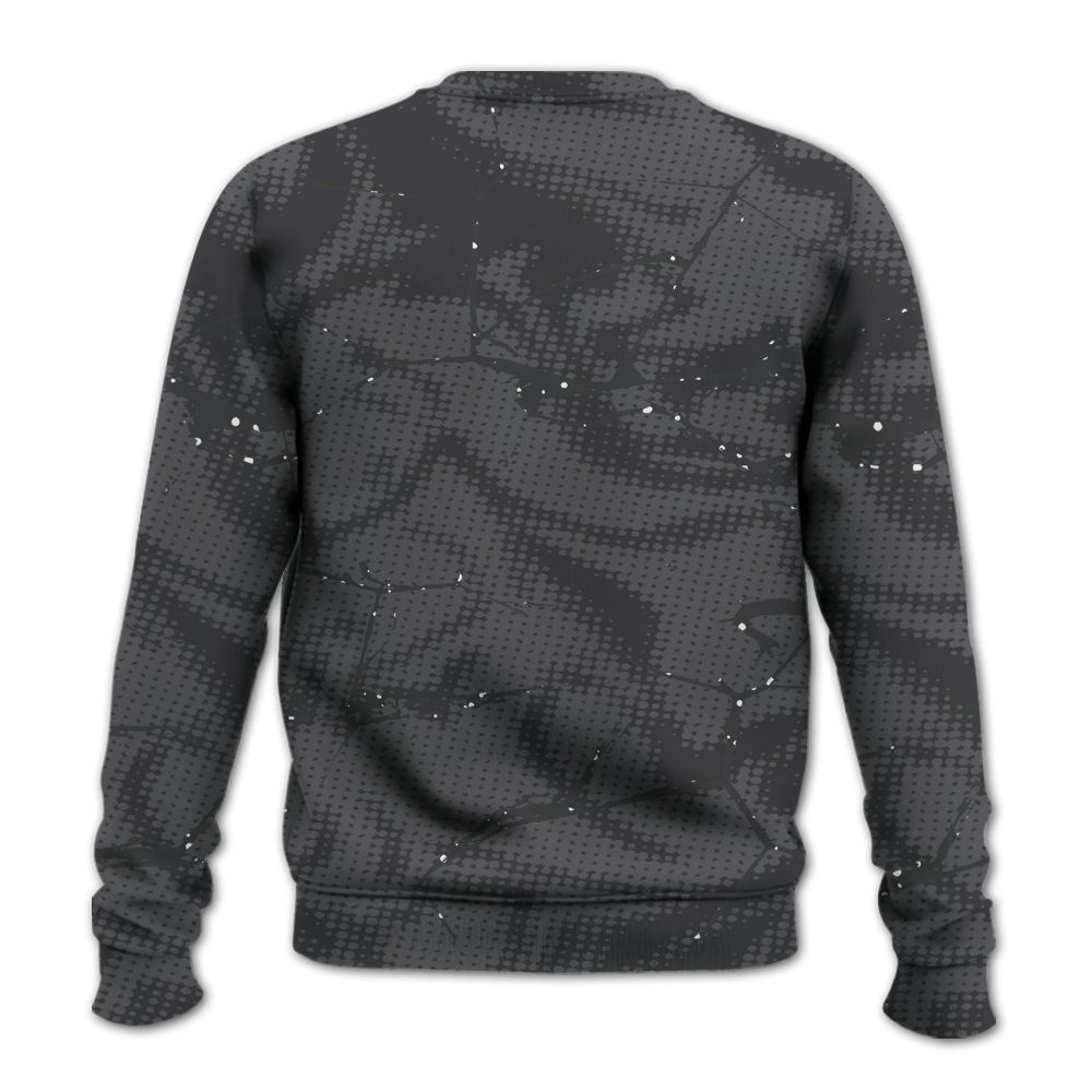 Sweatshirt To Match Reverse Black White 6s - Dislike Us Graphic All Over Print