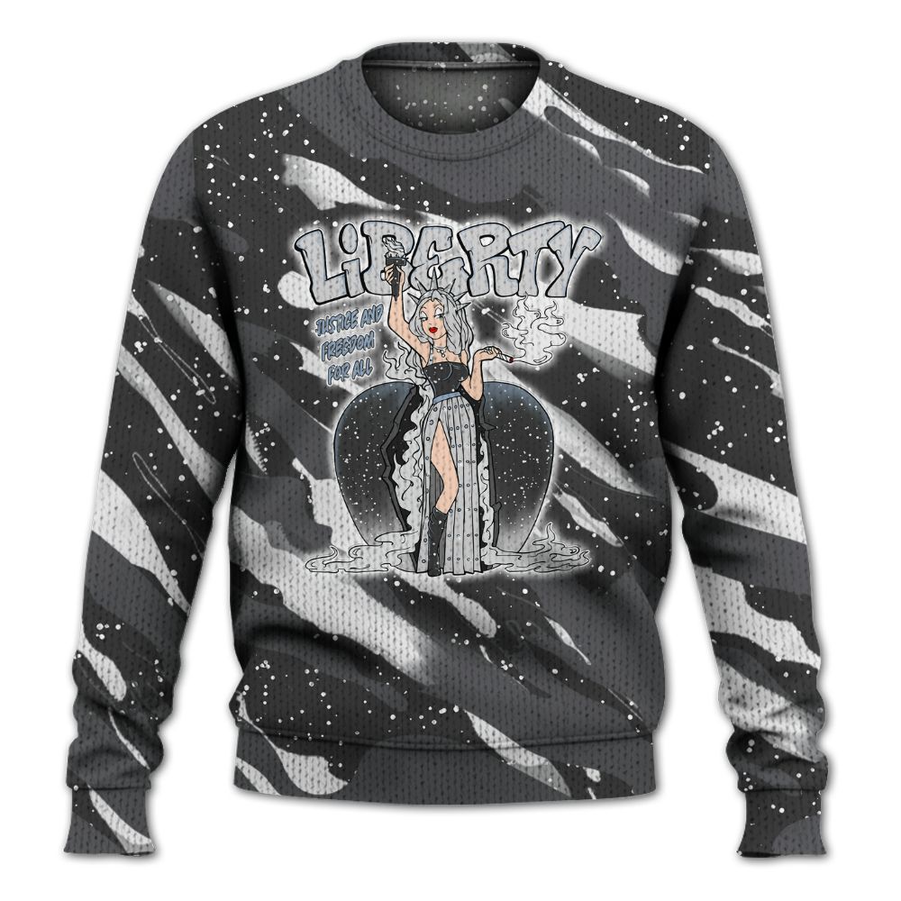 Knitted Sweater To Match Reverse Oreo 6s - Midwest Cartoon Colored