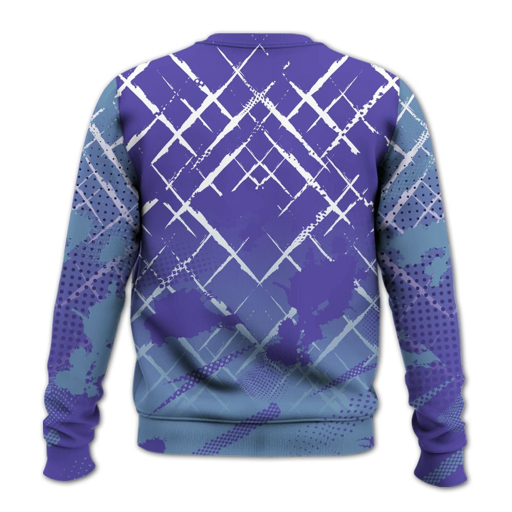 Sweatshirt To Match Retro Concord 5s - Halftone Stand Business Dripping All Over Print