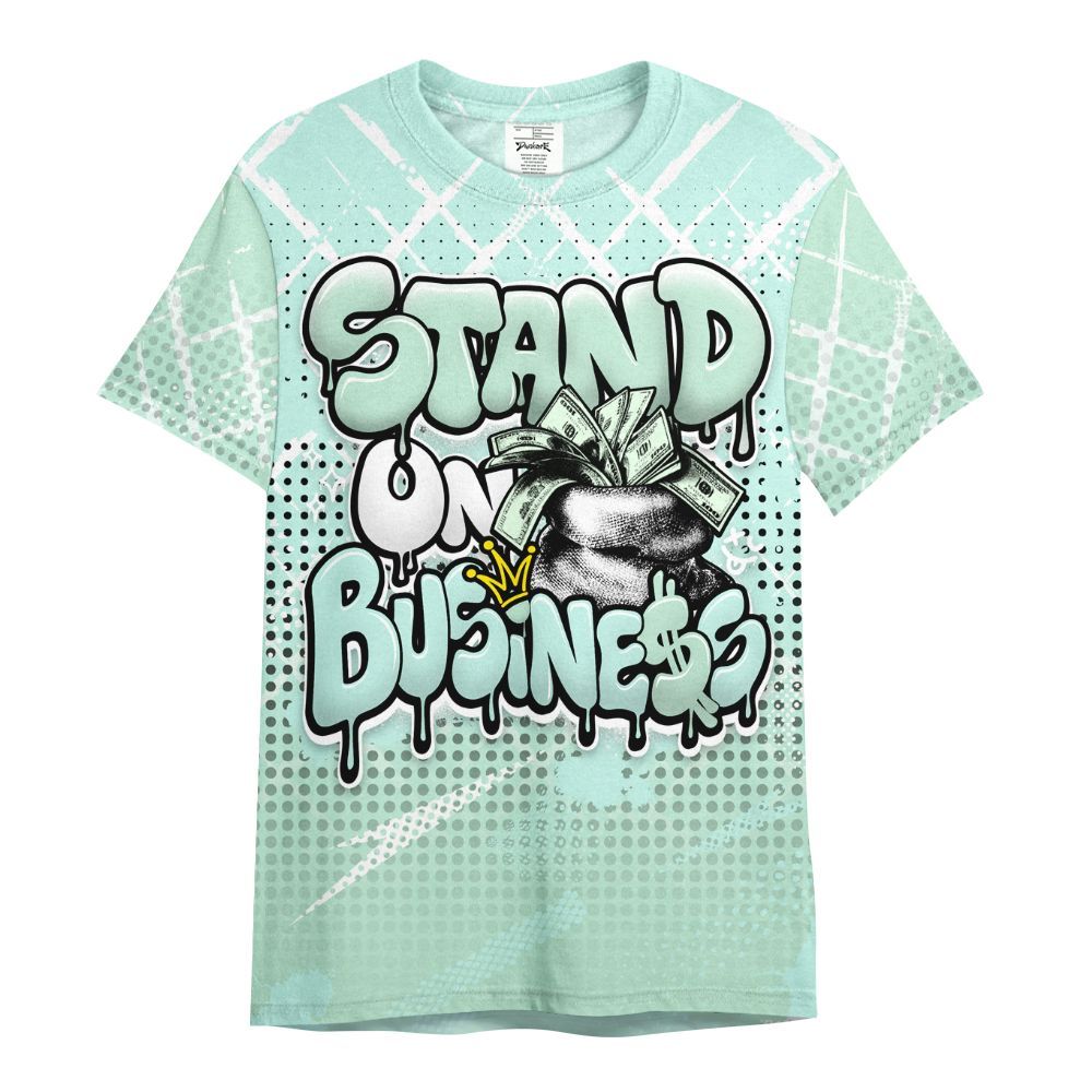 Shirt To Match Retro Low Igloo 11s - Halftone Stand Business Dripping All Over Print