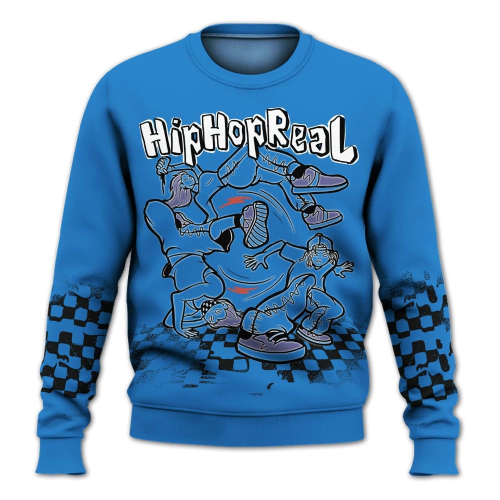 Sweatshirt To Match Hi-Res Blue 700s - Feel Life Street Style All Over Print