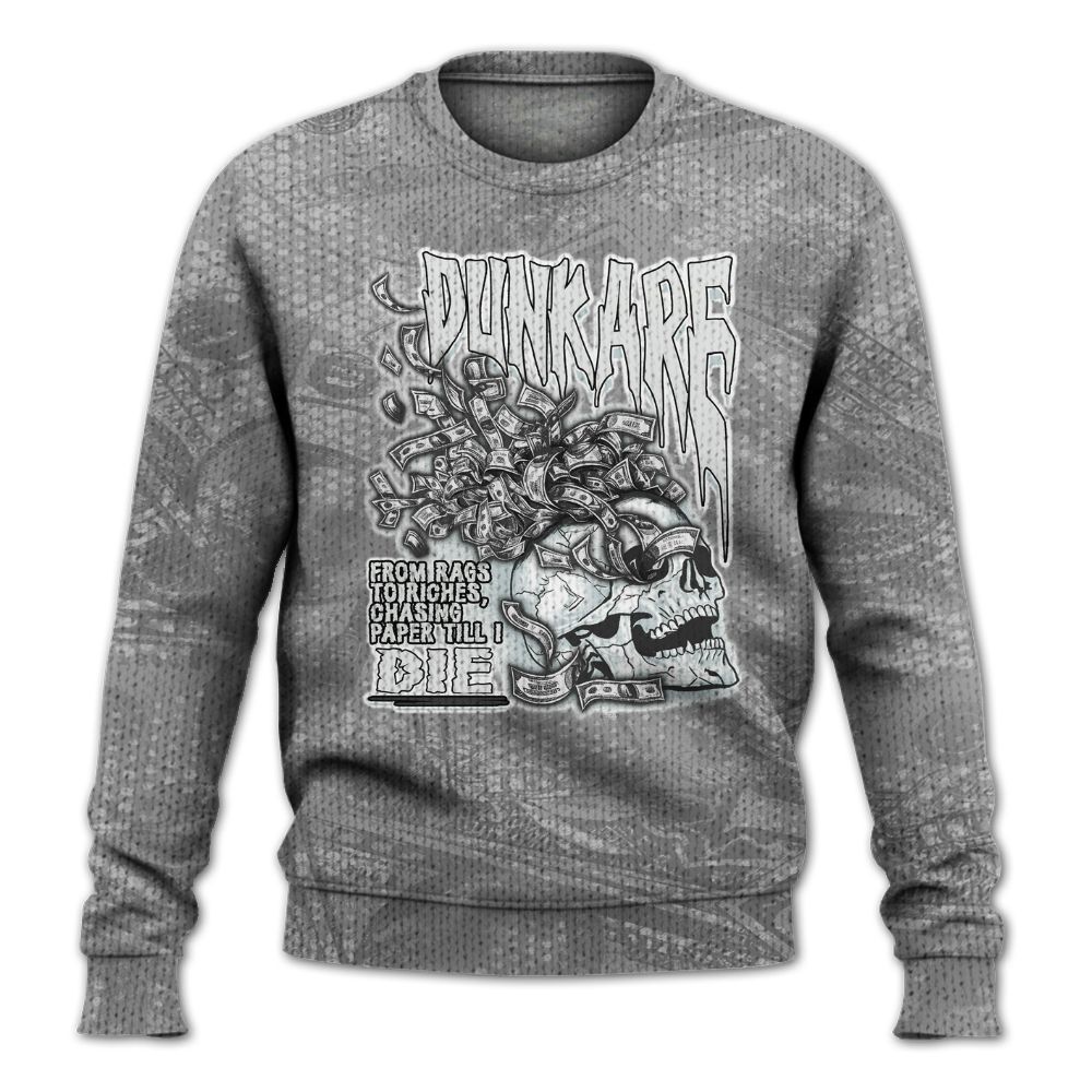 Knitted Sweater To Match Black Wolf Grey 12s - From Rags To Riches