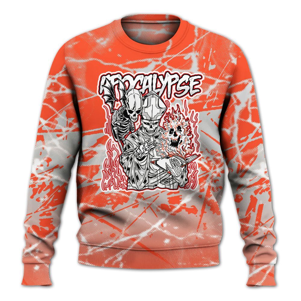 Sweatshirt To Match Air Max 1 86 Cosmic Clay - Apocalypse Skeleton Profound All Over Print