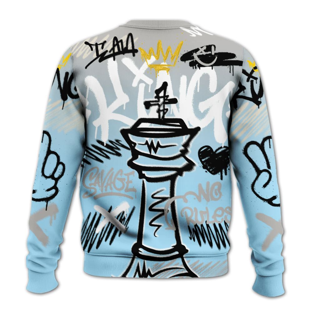 Sweatshirt To Match Retro SoleFly 13s - Street King Chess Streetwear All Over Print
