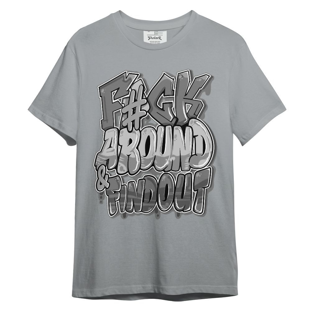 Shirt To Match Black Wolf Grey 12s - F Around Find Out Graphic Unisex Shirt