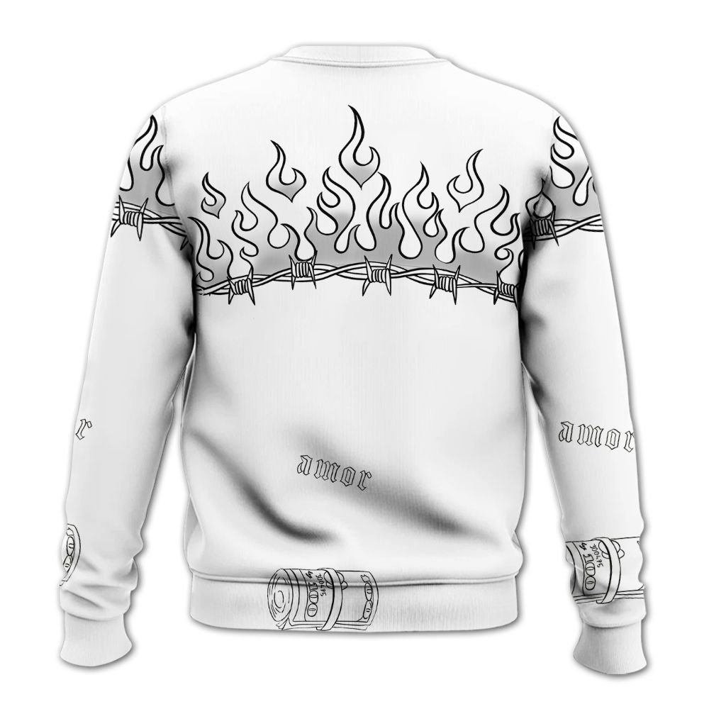 Sweatshirt To Match Kobe 9 EM Protro Halo - Snake Trust No One All Over Print