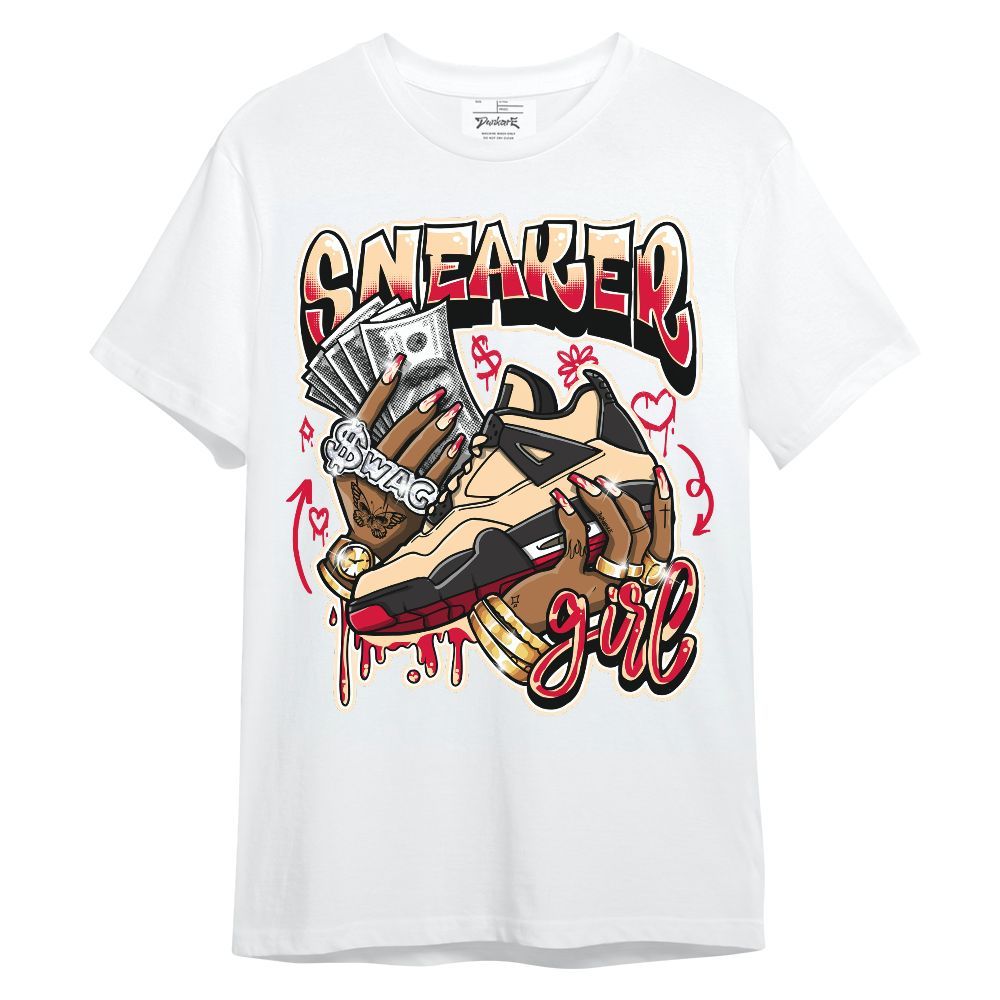 Shirt To Match Retro Pizza GS 4s - Sneaker Girl Money Doodle Graphic