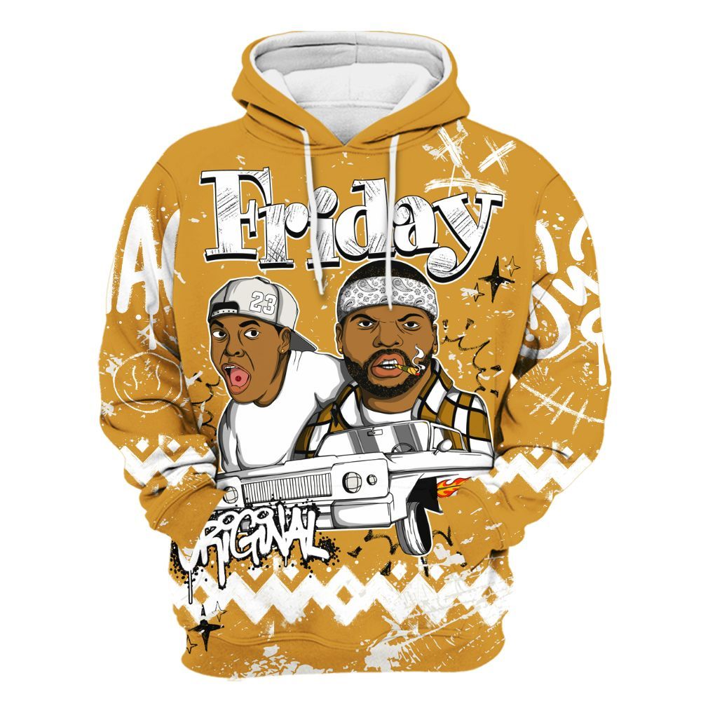 Hoodie To Match Dunk Low Wheat Pale Ivory - Friday Sneaker Crayon All Over Print