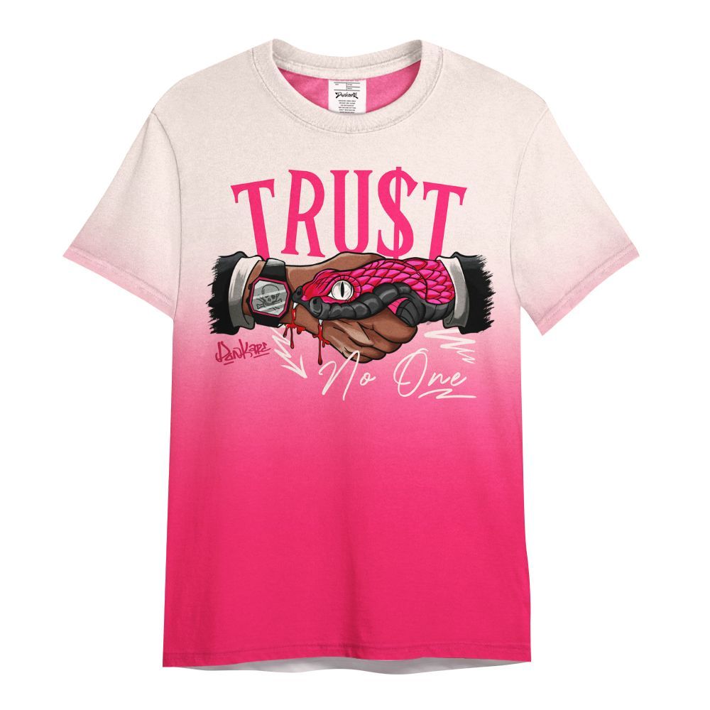 Shirt To Match A'One Pink Aura - Snake Trust No One Drip All Over Print