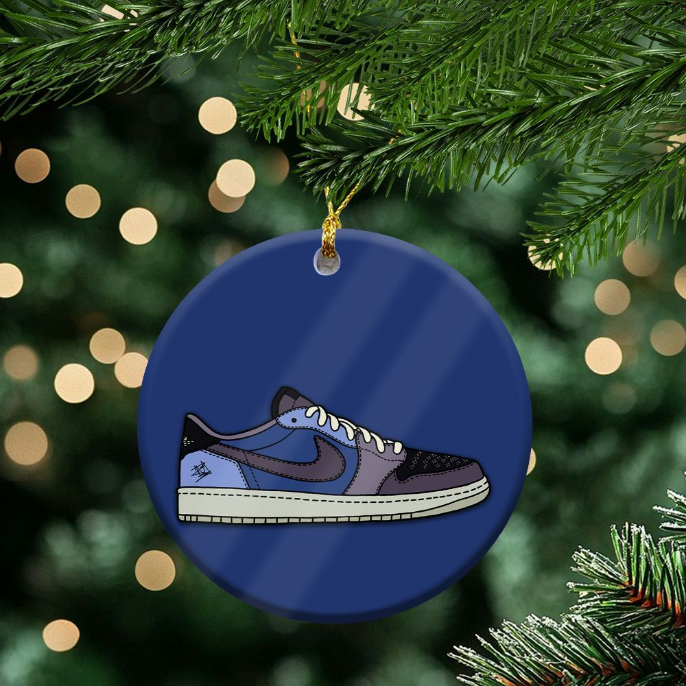 Low OG Voodoo Alternate 1s Ceramic Ornaments