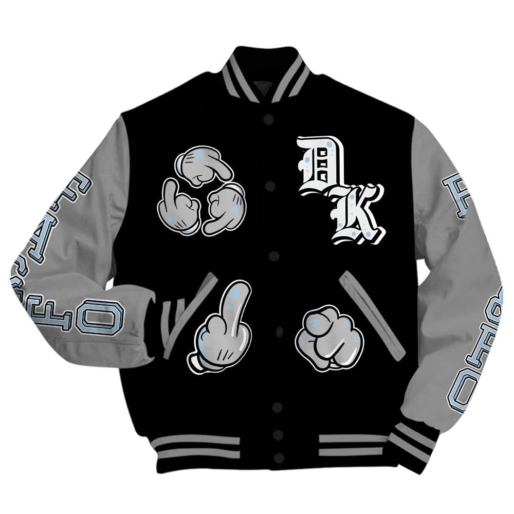 Varsity Jacket To Match Black Chrome 6s - F Around Find Out Graphic All Over Print