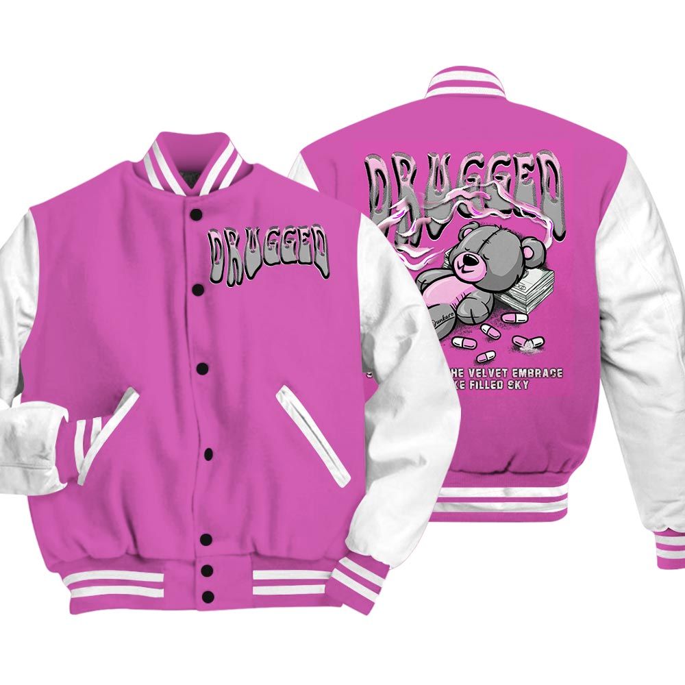 Varsity Jacket To Match Hyper Violet 4s Vasity Jacket - Drugged Vasity Jacket Unisex NCMD