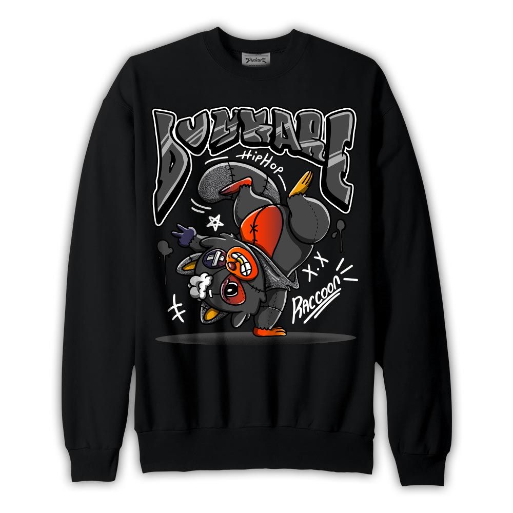Sweatshirt To match Rio 3s Sweatshirt - Freestyle Hip Hop Raccoon Graphic 1505 DNY