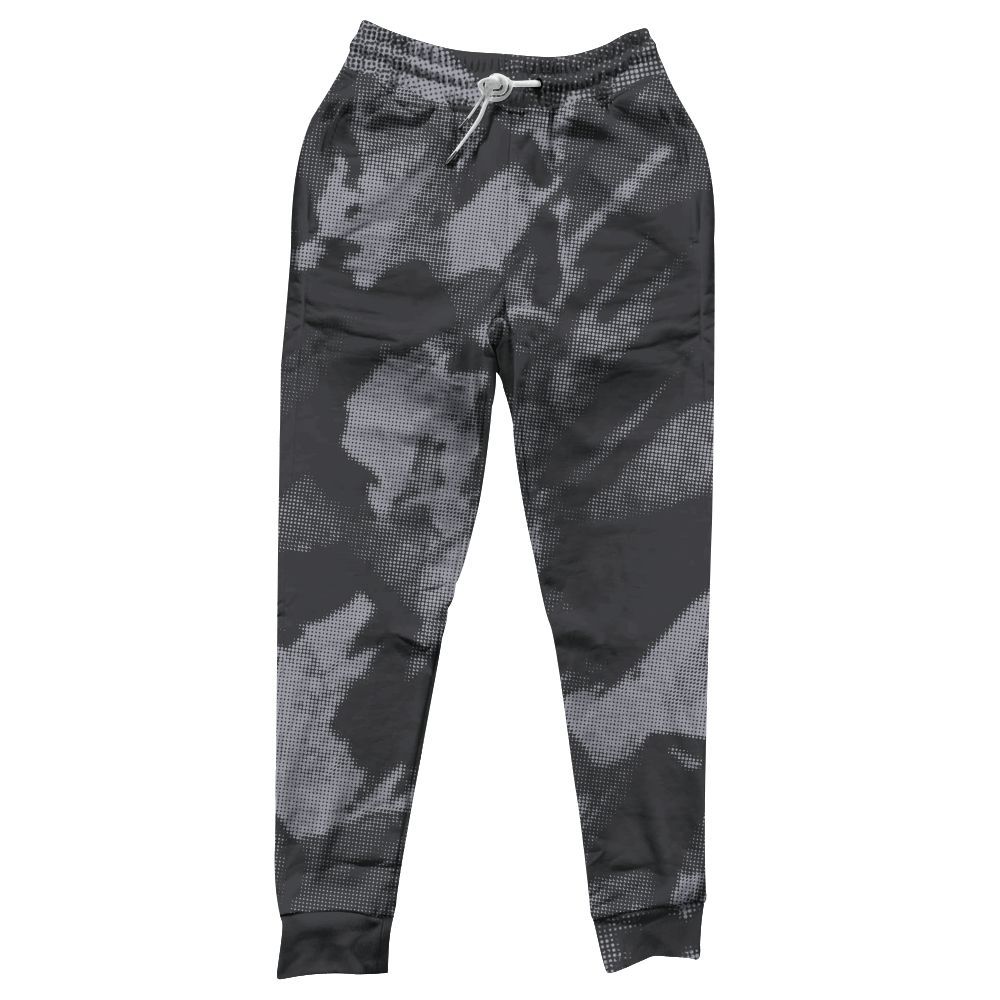 Sweatpant To Match Fear 4s - Abstract Halftone Graphic All Over Print