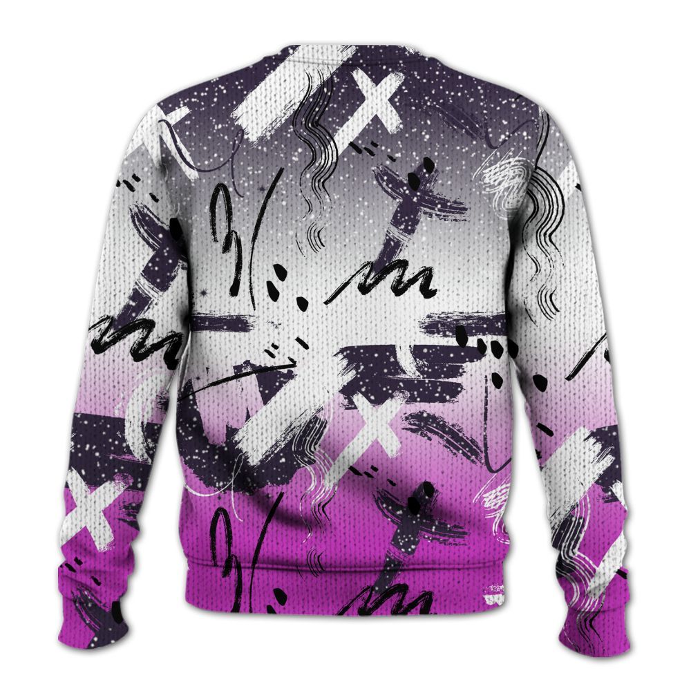 Knitted Sweater To Match Ja 2 Staregazer - Money Hustle Grind Pray