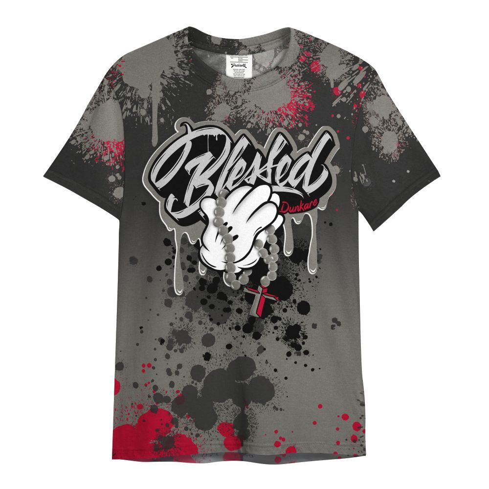 Shirt To Match Shadow 2025 10s Shirt, God Blessed Ink Drip All Over Print