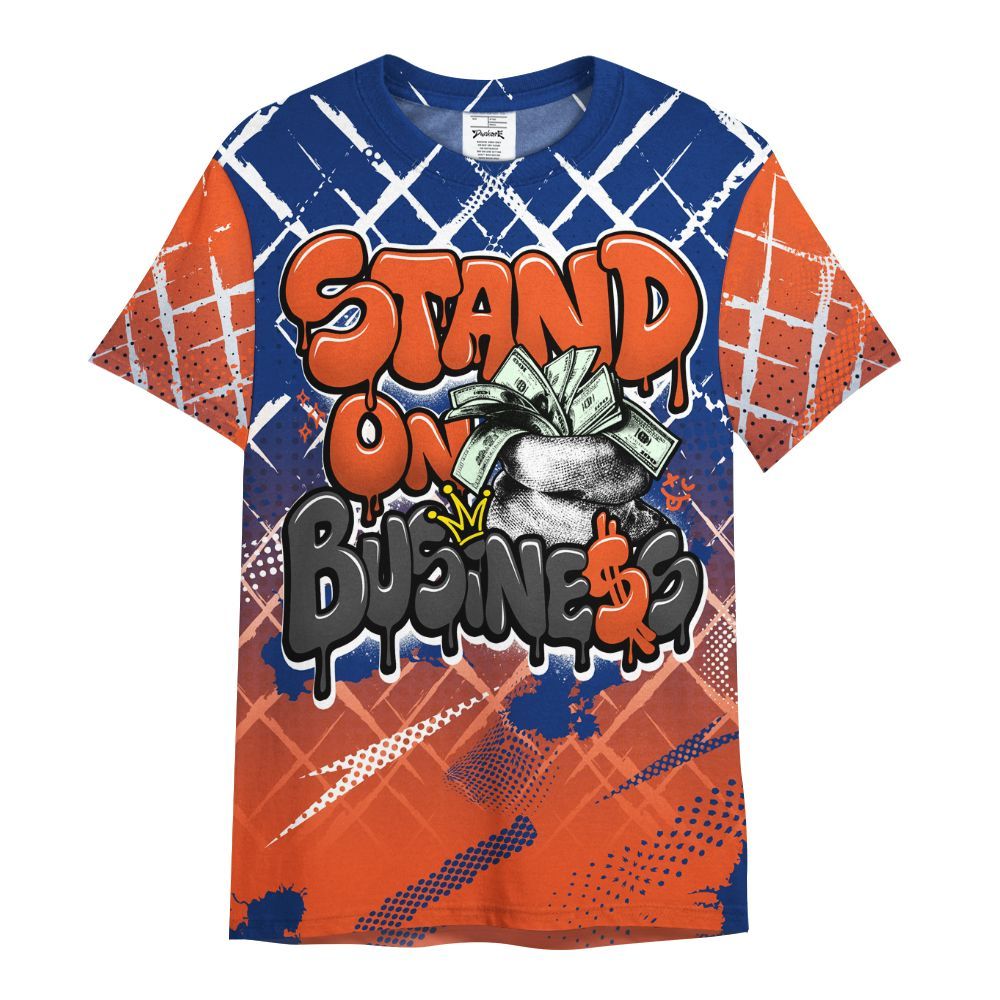 Shirt To Match Suede GS League - Halftone Stand Business Dripping All Over Print