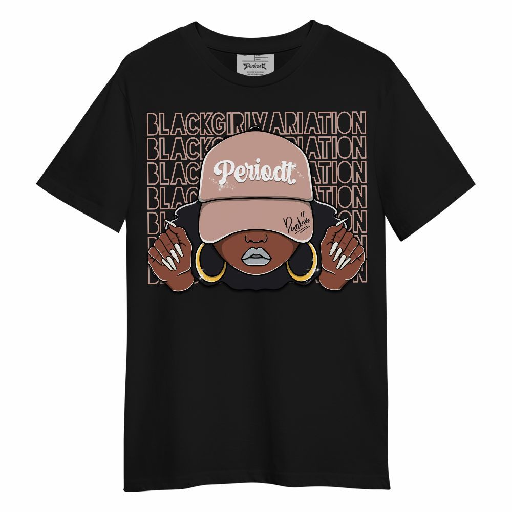 Shirt To Match Air Force Low 1 Arctic Orange - Black Girl Variation Unisex Shirt