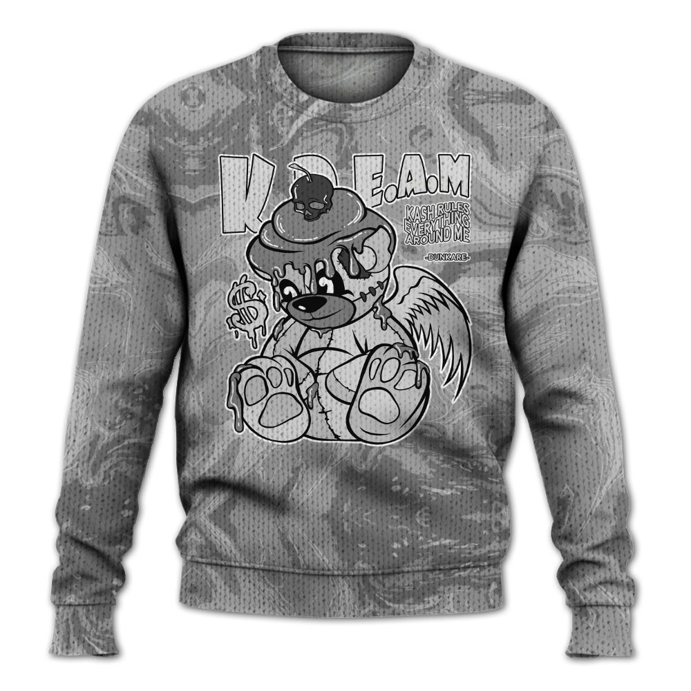 Knitted Sweater To Match Black Wolf Grey 12s - Loot Bear Liquid