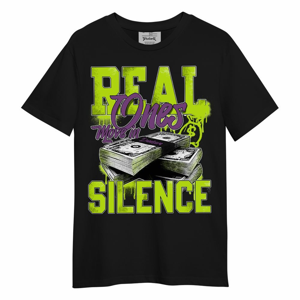 Shirt To Match GS Black Barely Volt 11s - Move In Silence Money Graphic