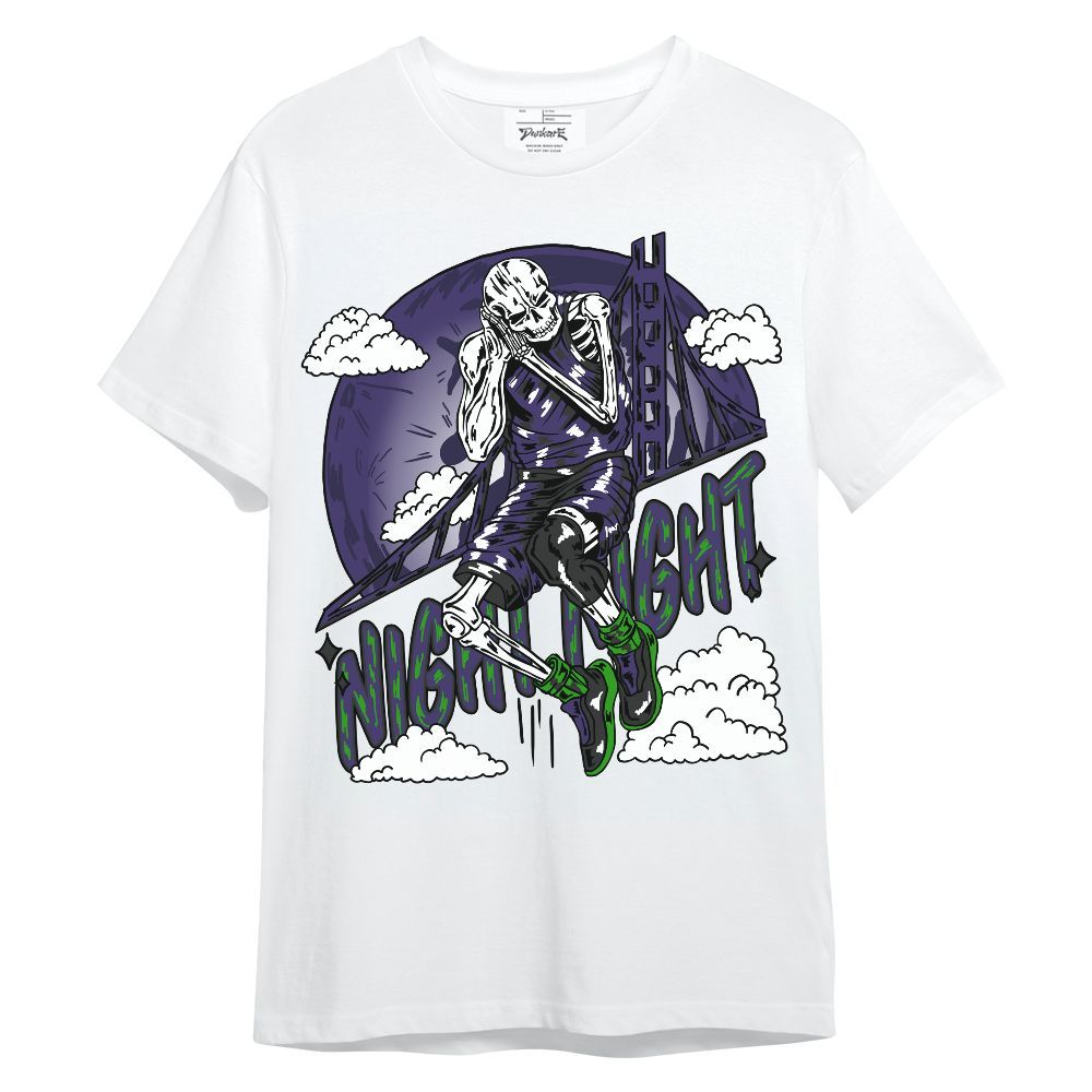 Shirt To Match Retro Court Purple 13s - Seeya Skeleton Unisex Shirt
