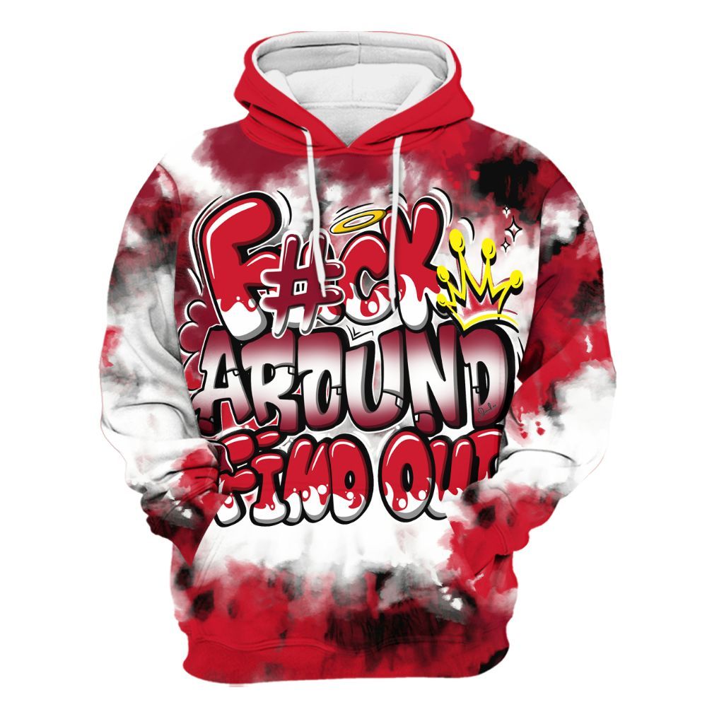 Hoodie To Match Air DT Max 96 Love Letter - FK Around Find Out All Over Print