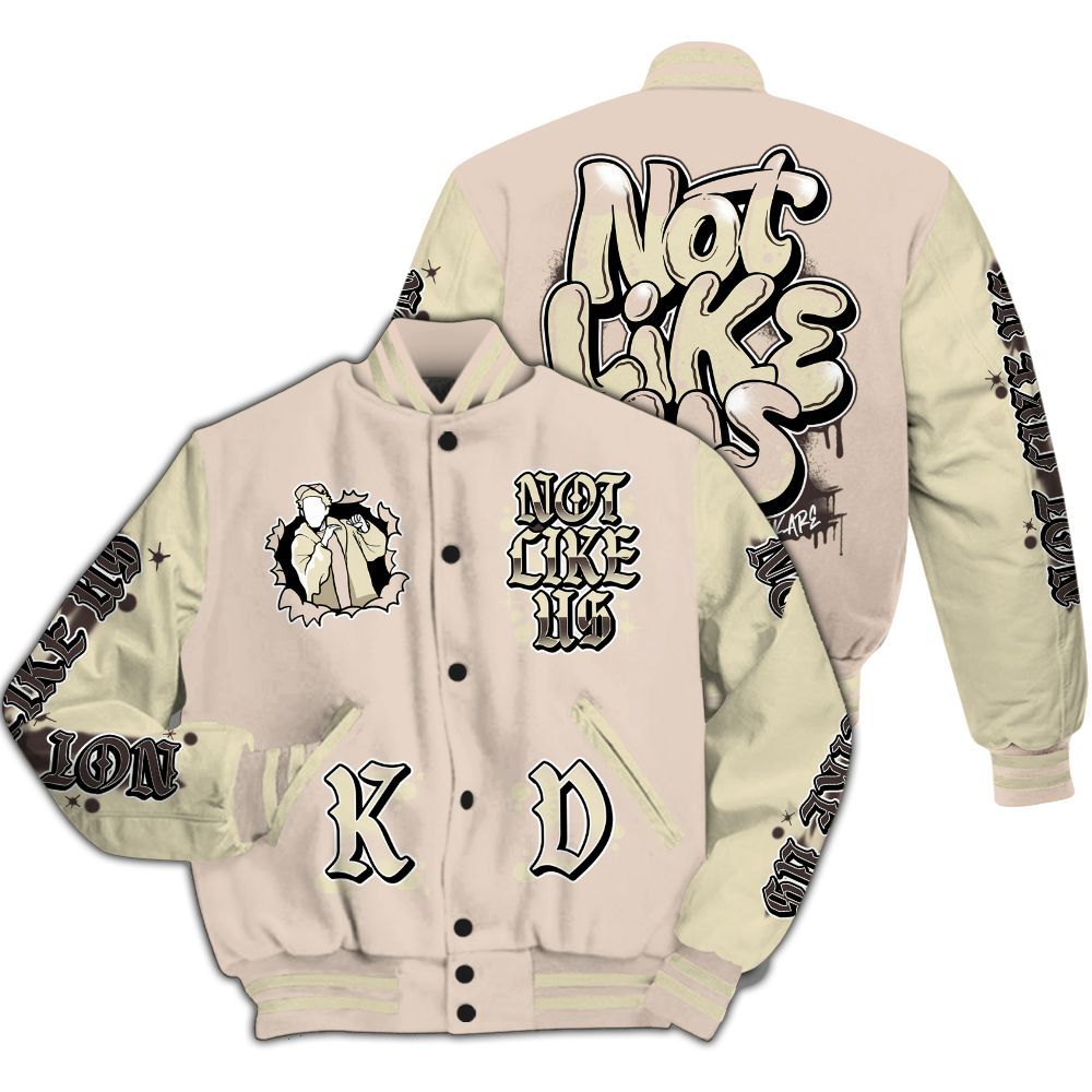 Varsity Jacket To Match A Ma Maniere X Fossil Stone 4s - None Like Us Graphic All Over Print