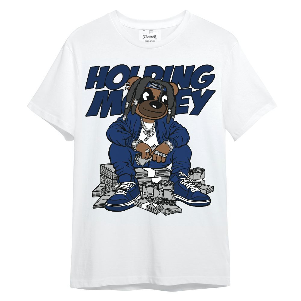 Shirt To Match High OG Deep Royal Blue 1s - Possessing Moneys Bear Unisex Shirt