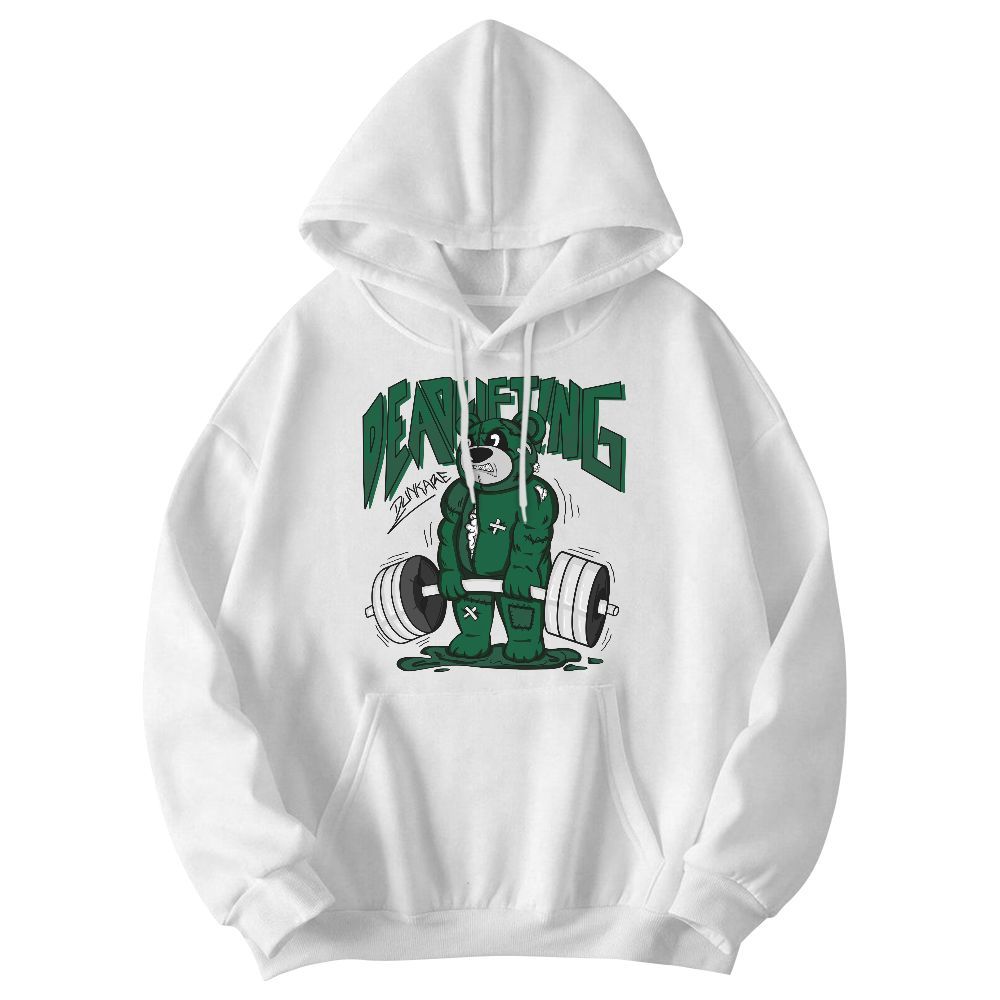 Sweatshirt To Match High Gorge Green 1s - Deadlifting Bear Graphic