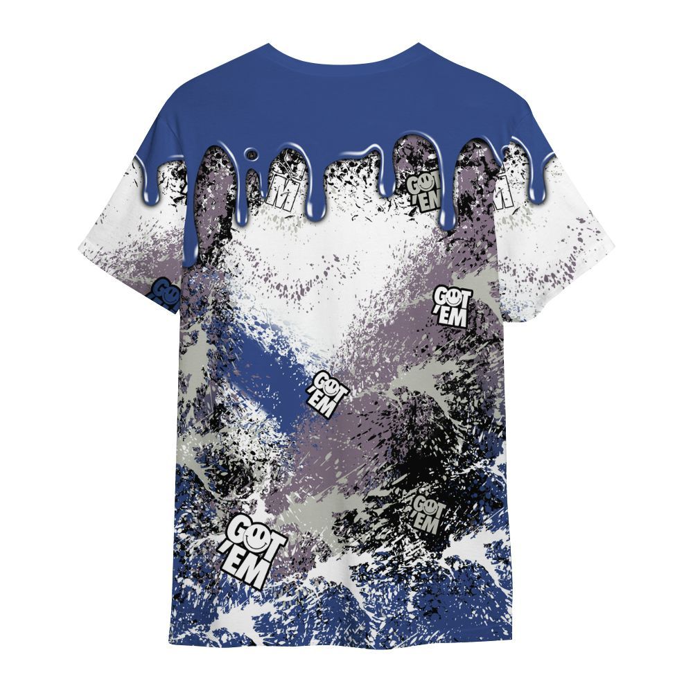 Shirt To Match Low OG Voodoo Alternate 1s - Dripping 23 Drip All Over Print