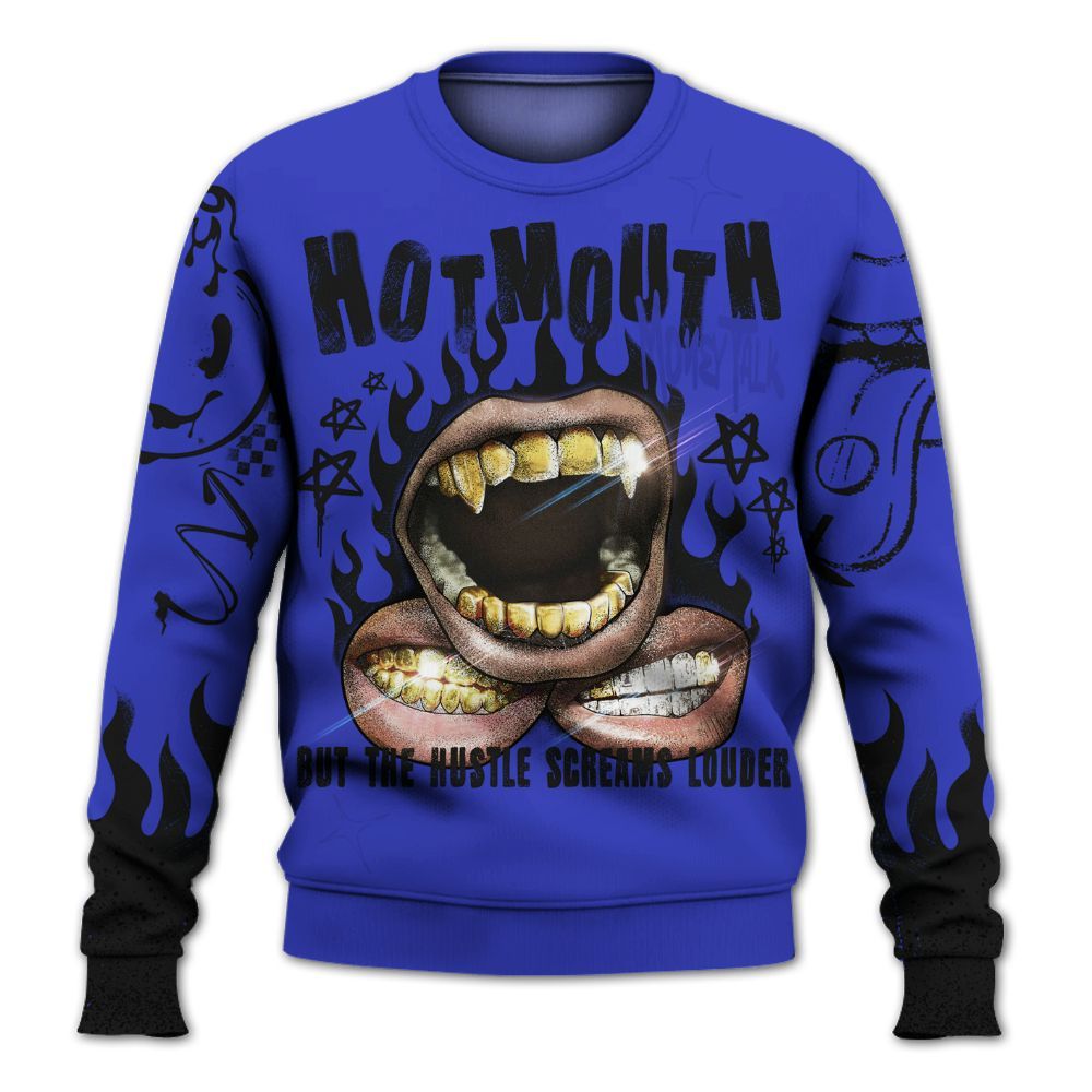 Sweatshirt To Match Retro Black Concord 12s - Mouth Burning Street Style All Over Print