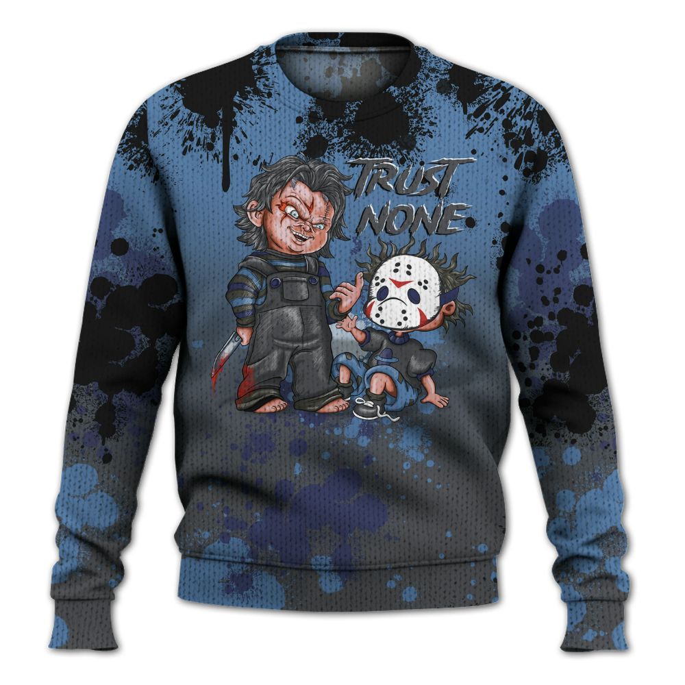 Knitted Sweater To Match Air Max 95 Stash - Trust No One Scary