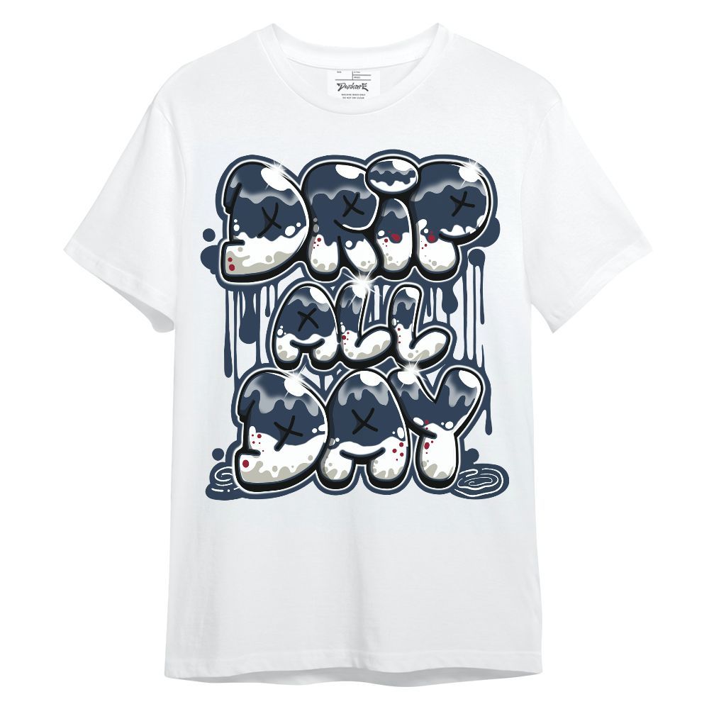 Shirt To Match White Midnight Navy 6s - DRIPPIN Days Graphic Graphic