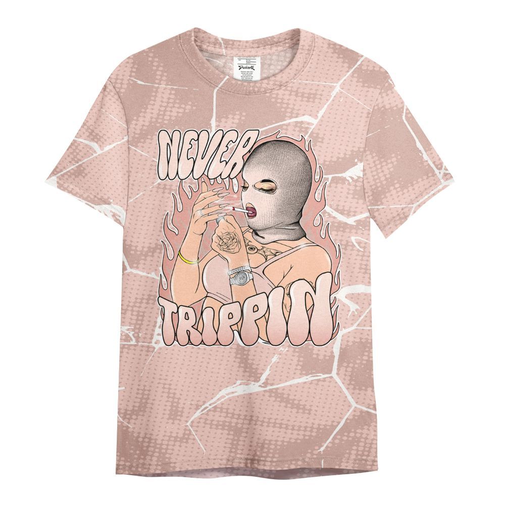 Shirt To Match Low Legend Pink 11s - Ne'er Trippin' Unique Crack All Over Print