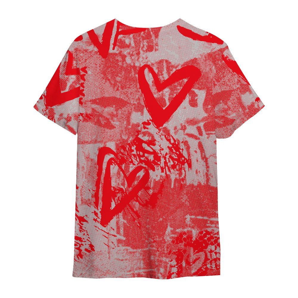 Shirt To Match Air Max 1 Low Poly - Sneakerz Girlz Heart Grunge All Over Print