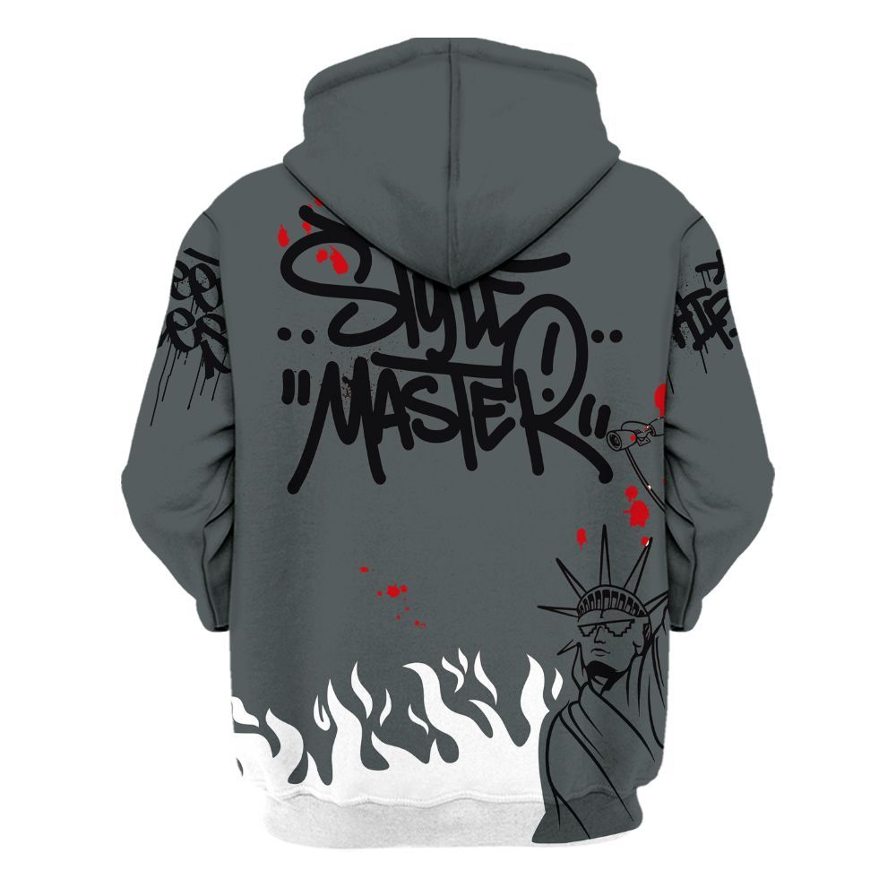 Hoodie To Match Black RM Nigel Sylvester 4s - Graphic Fck Around Find Out All Over Print
