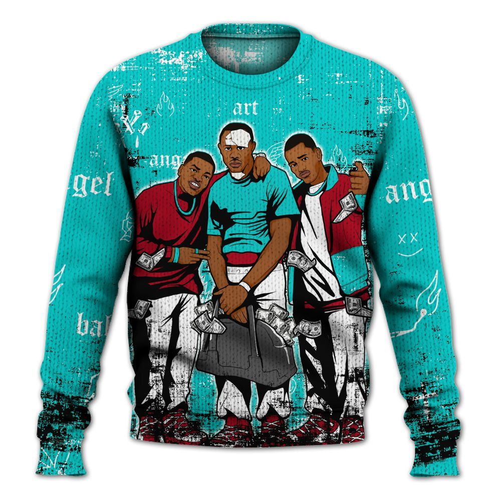 Sweater To Match Air Griffey Max 1 Freshwater - Paid In Full Money Graphic