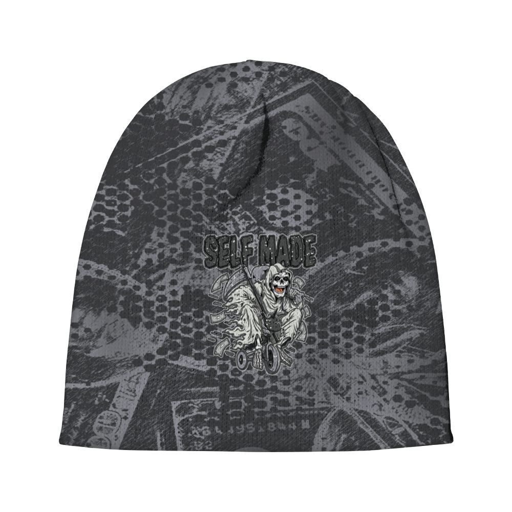 Beanie Hat To Match Fear 4s - Self Make Skeleton Banknotes Art Graphic