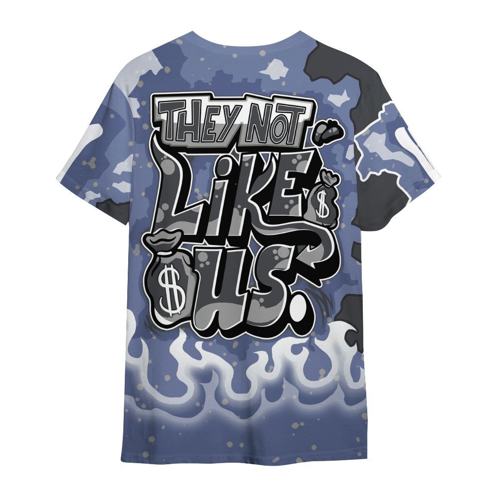 Shirt To Match Retro Awake Racer Blue - Dislike Us Graphic Burning Custom Name All Over Print