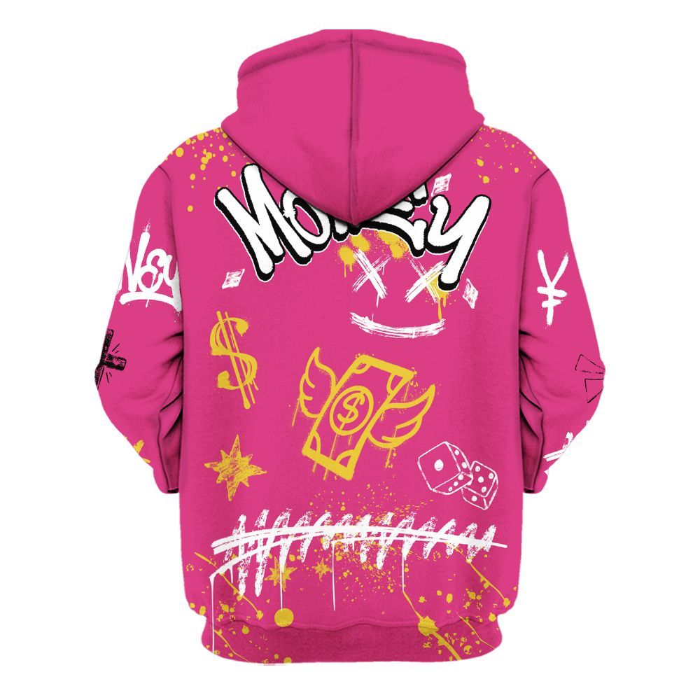 Hoodie To Match Comic 4s - Everybody Paid In Full Crayon All Over Print